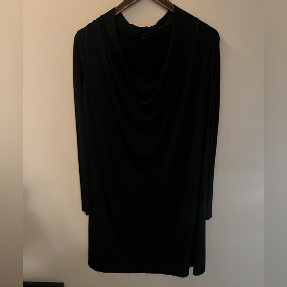 NWOT AllSaints Black Cowl Neck, Long Sleeve, Super Soft, Knee Length, Black, XS - Picture 4 of 8
